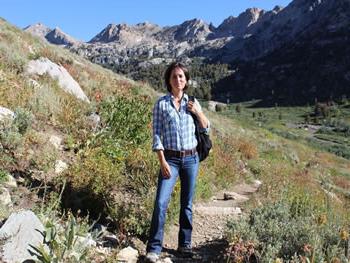 Professor Meisner in the Ruby Mountains.